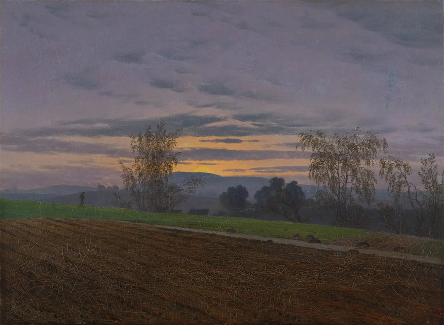 Pløjet mark - Caspar David Friedrich