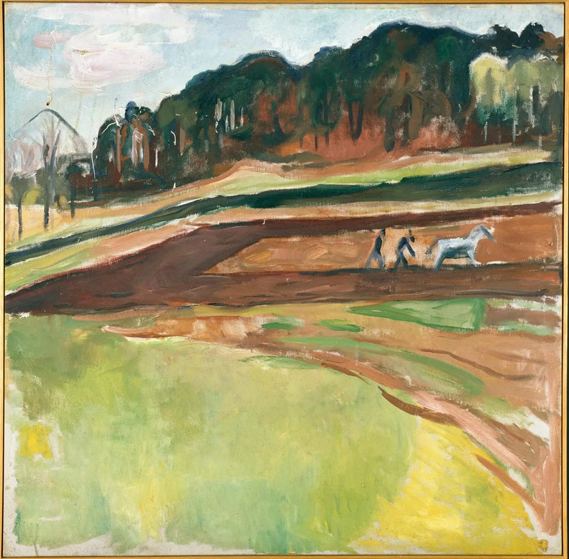 pløjet mark - Edvard Munch