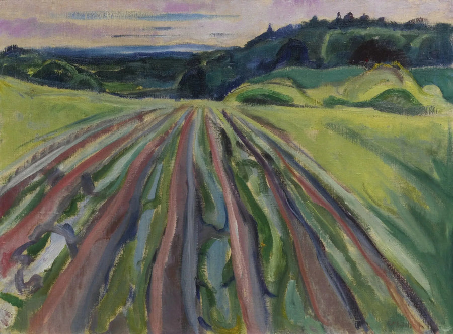 pløjet mark - Edvard Munch
