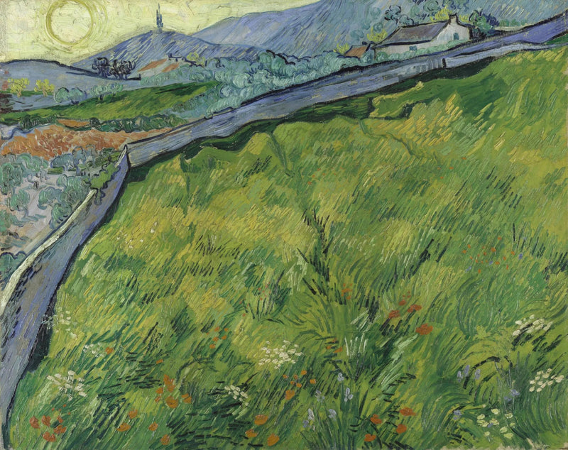 Forårshvede mark ved solopgang - Vincent van Gogh