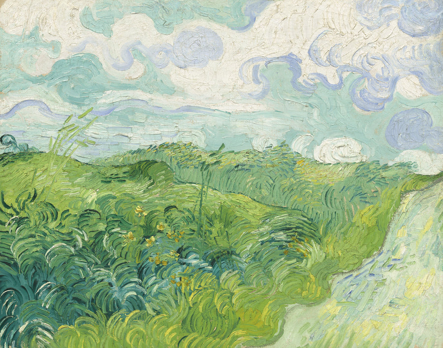 Grønne hvedemarker, Auvers - Vincent van Gogh