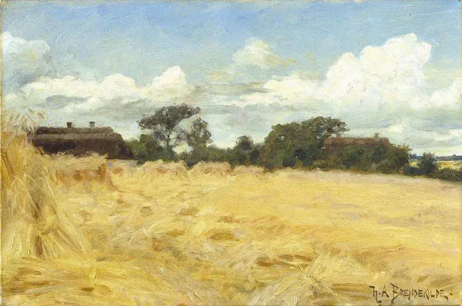 Hvedemarker. - H. A. Brendekilde
