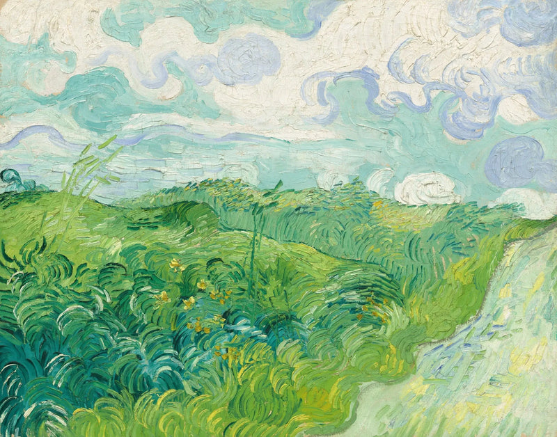 Grønne hvedemarker, Auvers - Vincent van Gogh