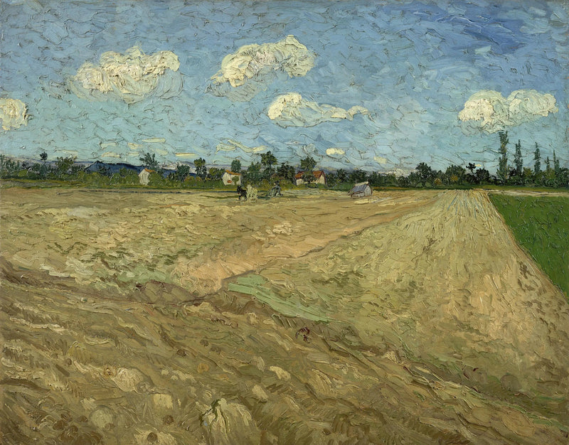 Pløjede marker - Vincent van Gogh