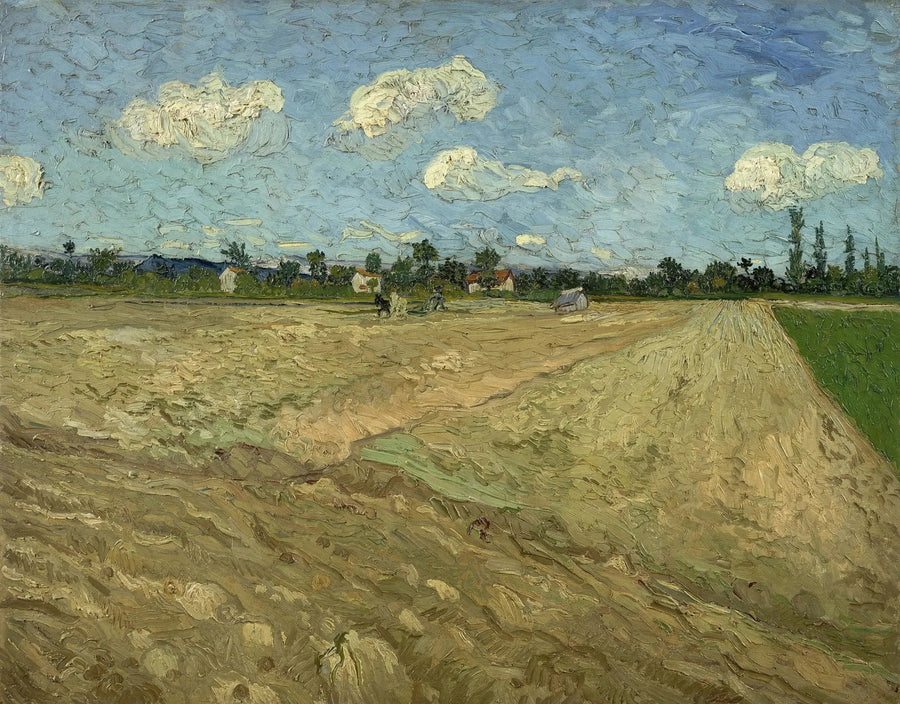 Pløjede marker - Vincent van Gogh