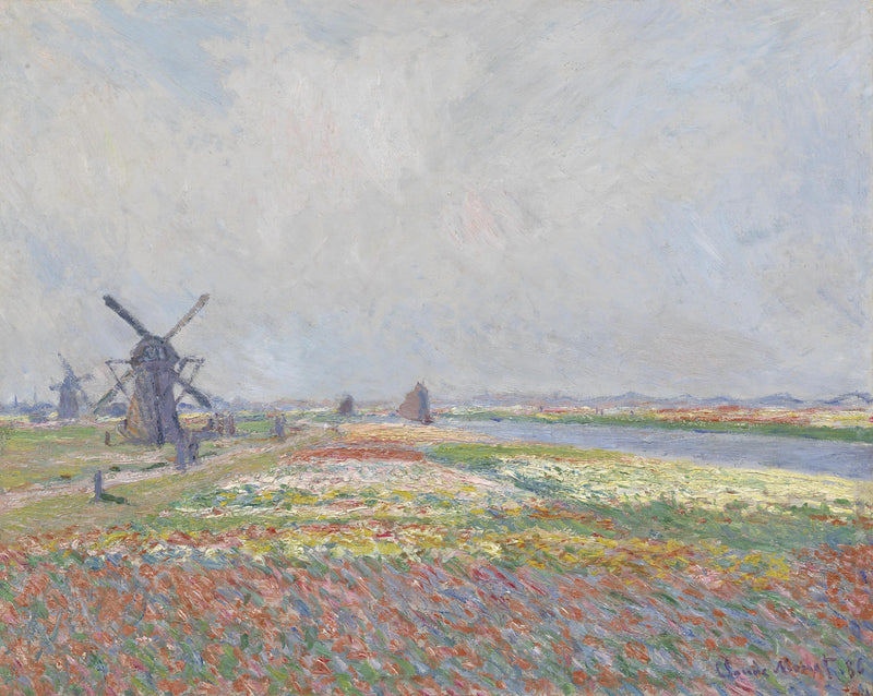 Tulipanmarker nær Haag W1068 - Claude Monet