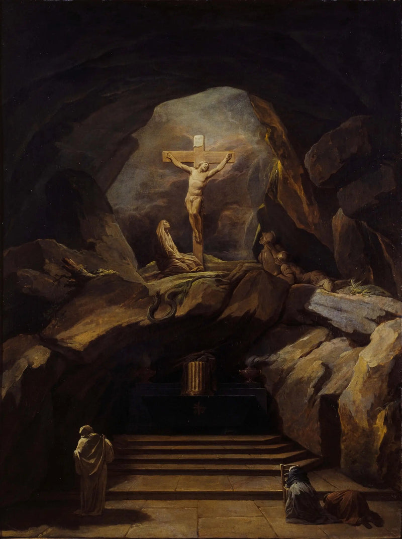 Kapellet ved Calvaire i Sankt Roch Kirke - Nicolas-Bernard Lépicé