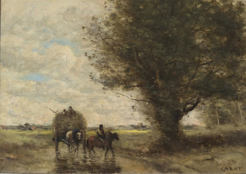 Høstak - Jean-Baptiste Camille Corot