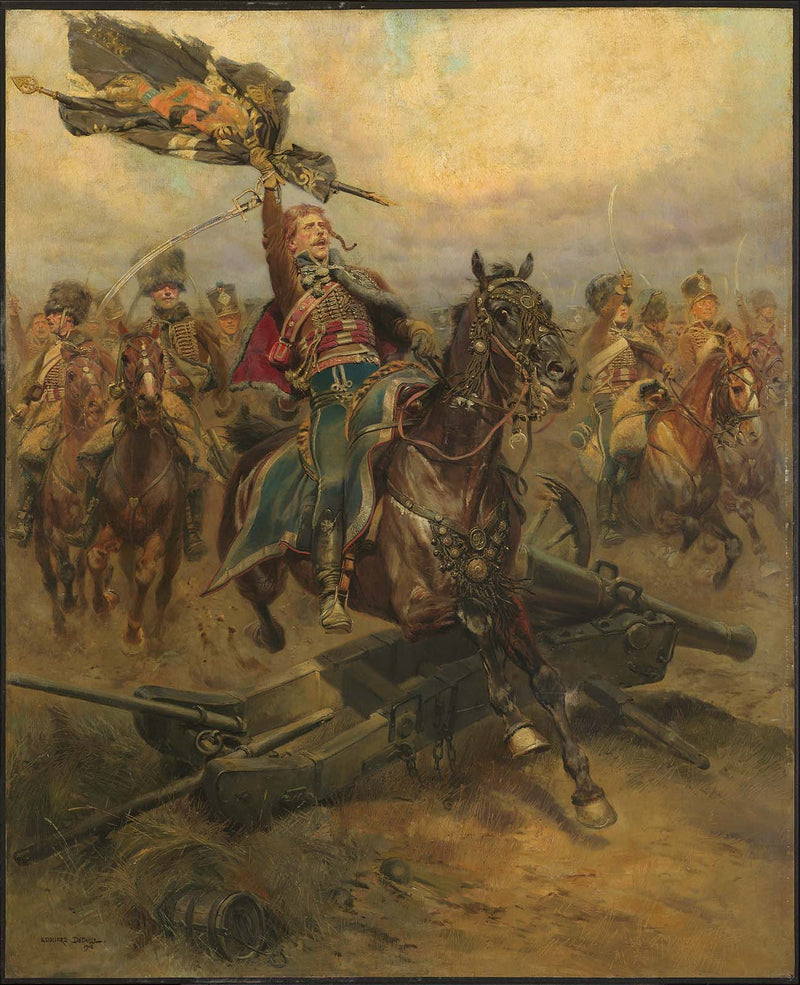 Kavaleriløbet - Édouard Detaille