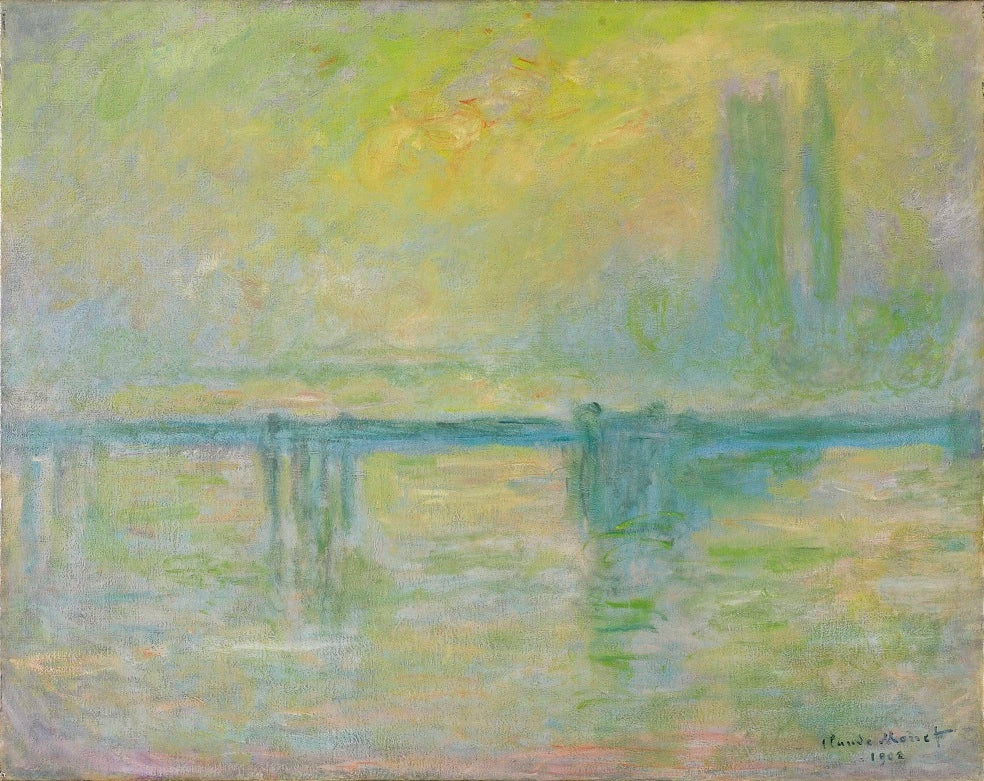 Charing Cross Bridge, brouillard de Claude Monet – Art Gallery of Ontario 90/161