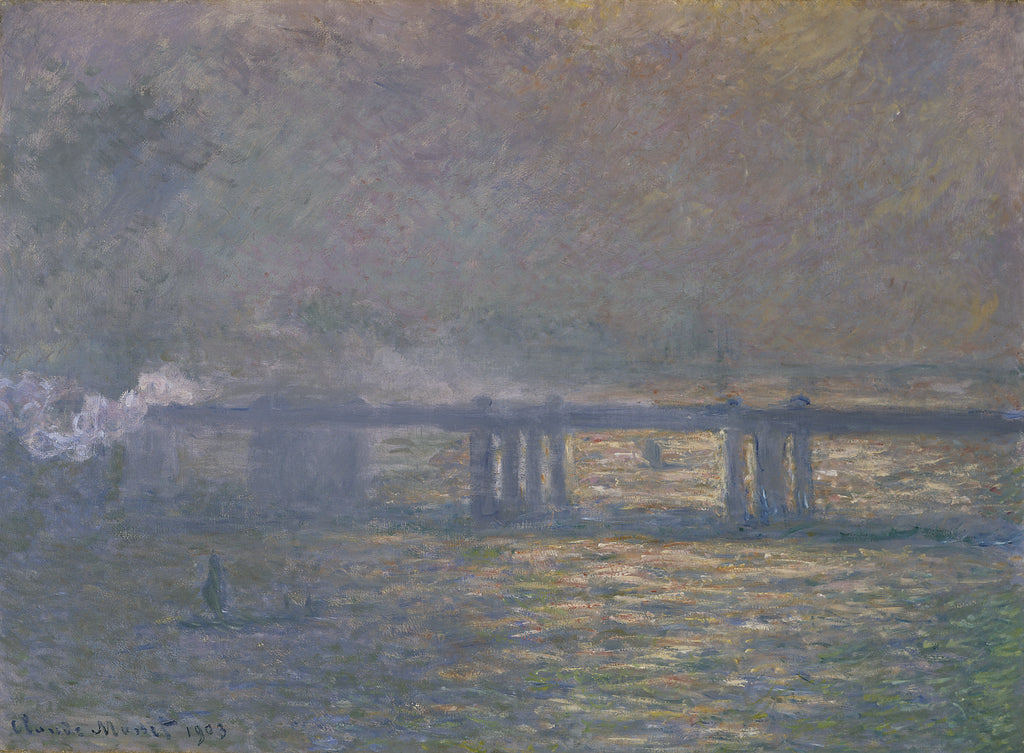 Charing Cross Bridge de Claude Monet, 1903 – Saint Louis Art Museum 22:1915, Wildenstein 1548