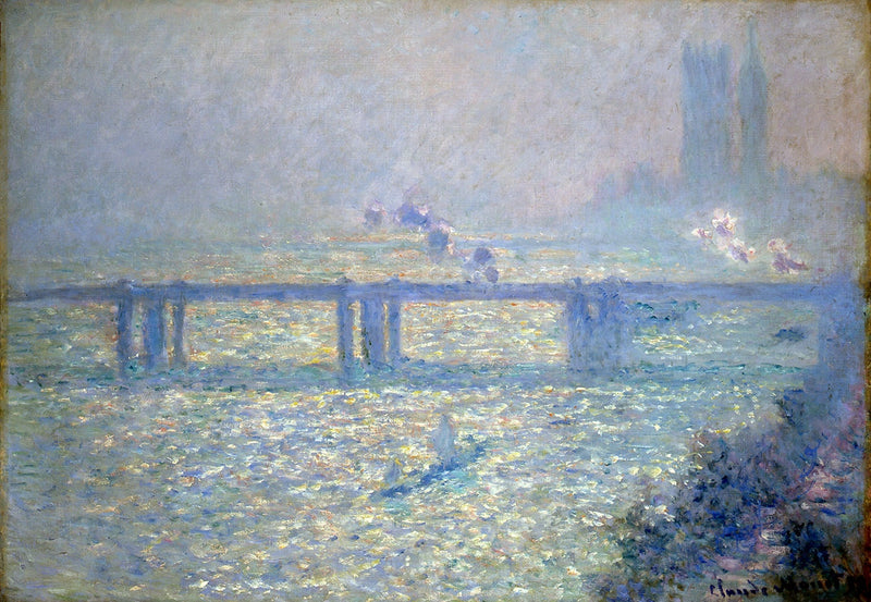 Charing Cross-broen - Claude Monet