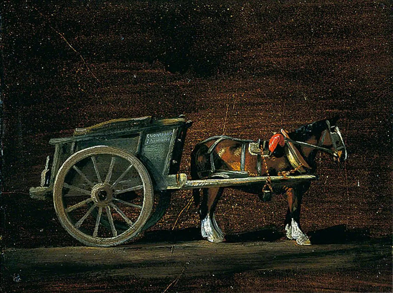 Landbrugsvogn, trukket af hest - John Constable