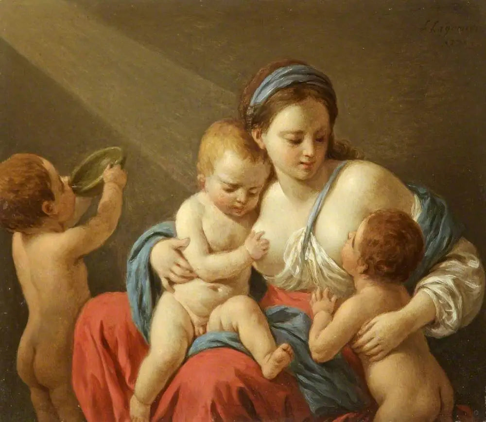 Charité - Louis Jean François Lagrenée - Alpha Reproduction
