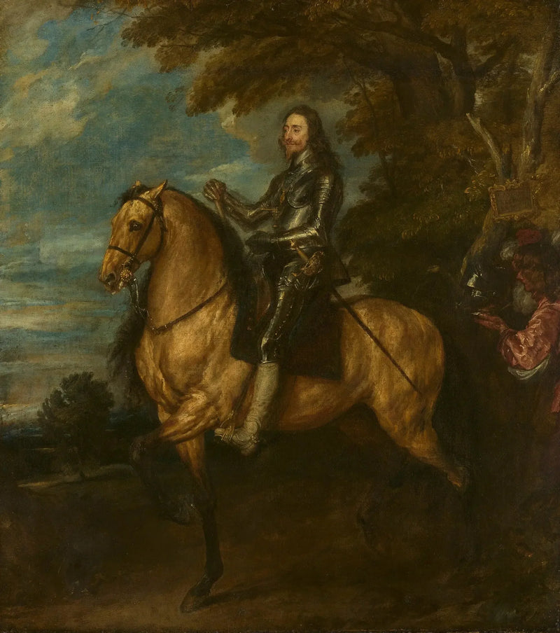 Charles Ier (1600-1649) på hest - Antoine van Dyck