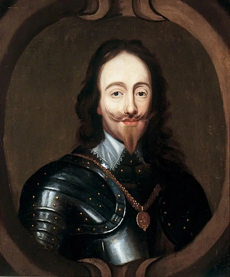 Charles I (1600–1649) (måske efter et portræt af Henry Stone) - Antoine van Dyck