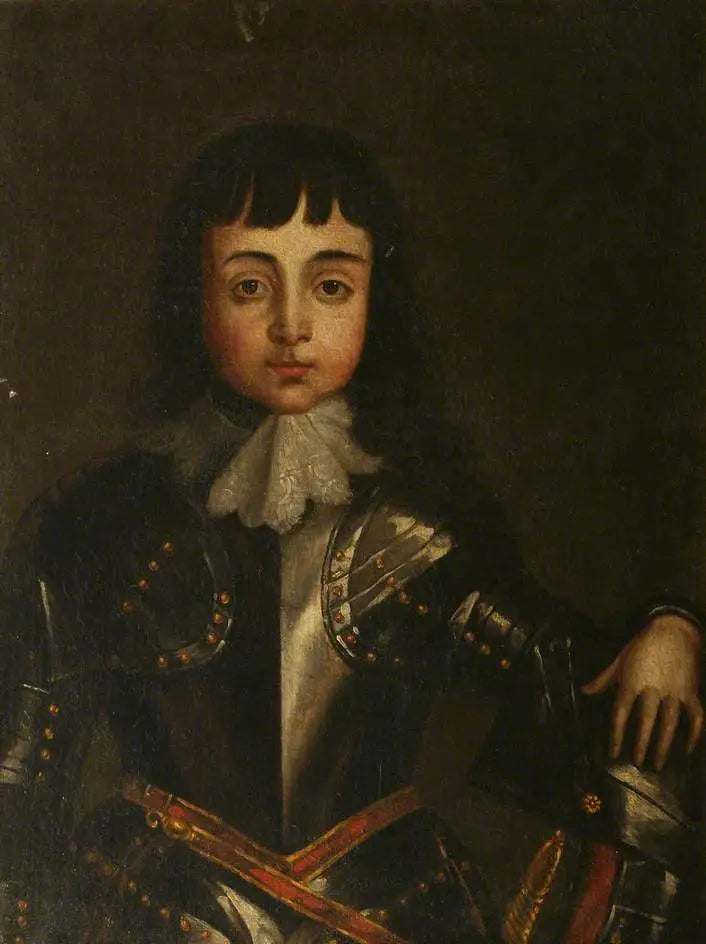 Charles II (1630–1685), enfant (version d'un détail d'un groupeportræt) - Antoine van Dyck