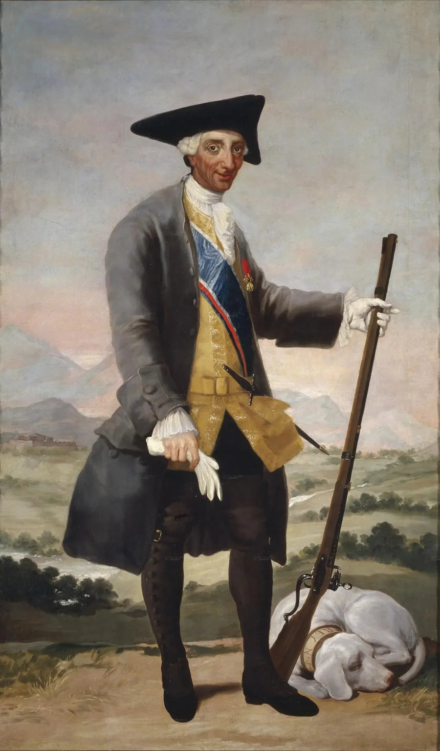 Charles III i jægeruniform - Francisco de Goya