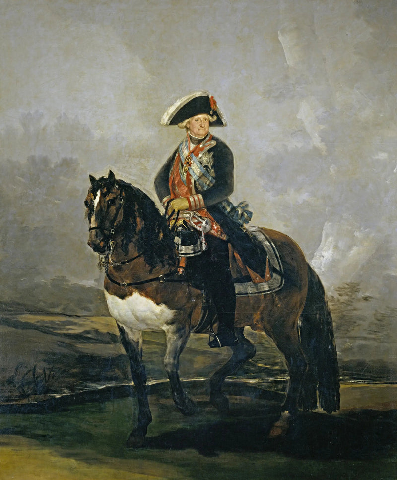 Charles IV til hest - Francisco de Goya