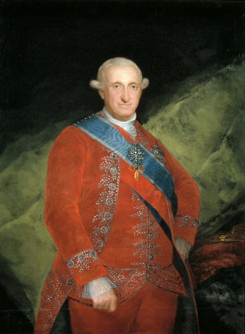 Charles IV i rød - Francisco de Goya