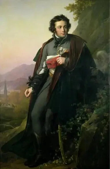Charles-Melchior-Artus marquis de Bonchamps (1760-1793), général vendéen - Anne-Louis Girodet image 1 copie peinte à la main à l’huile