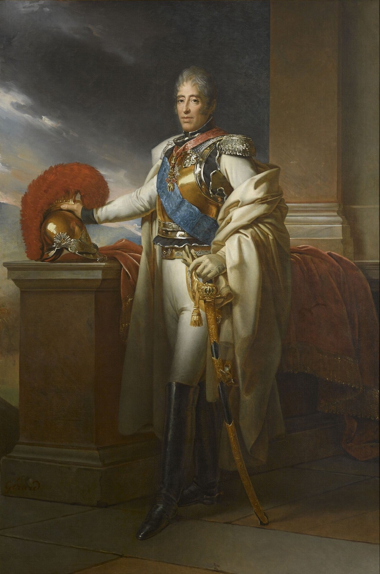 Charles-Philippe de France (1757-1836), greve d'Artois, i uniform som generalinspektør for Carabiniers, ca. 1815 - François Gérard