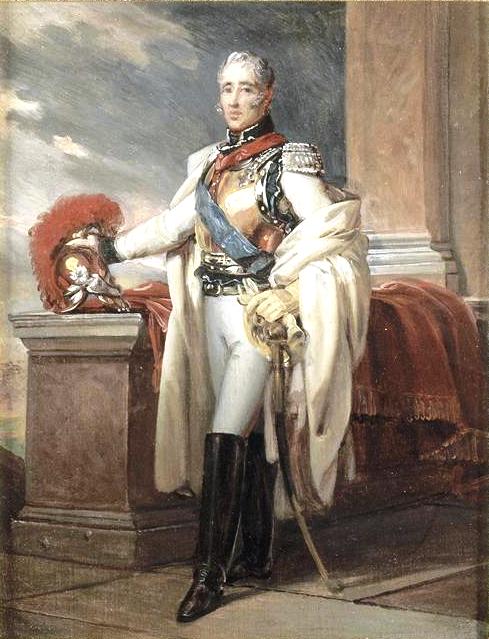Charles-Philippe de France (1757-1836), greve d'Artois, i uniform som generalinspektør for Carabiniers, ca. 1815 (skitse) - François Gérard