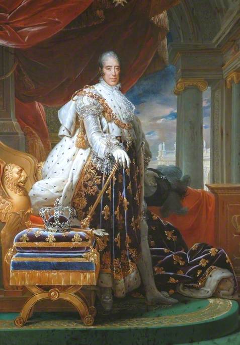 Charles X (1757-1836), i kroningsdragt - François Gérard