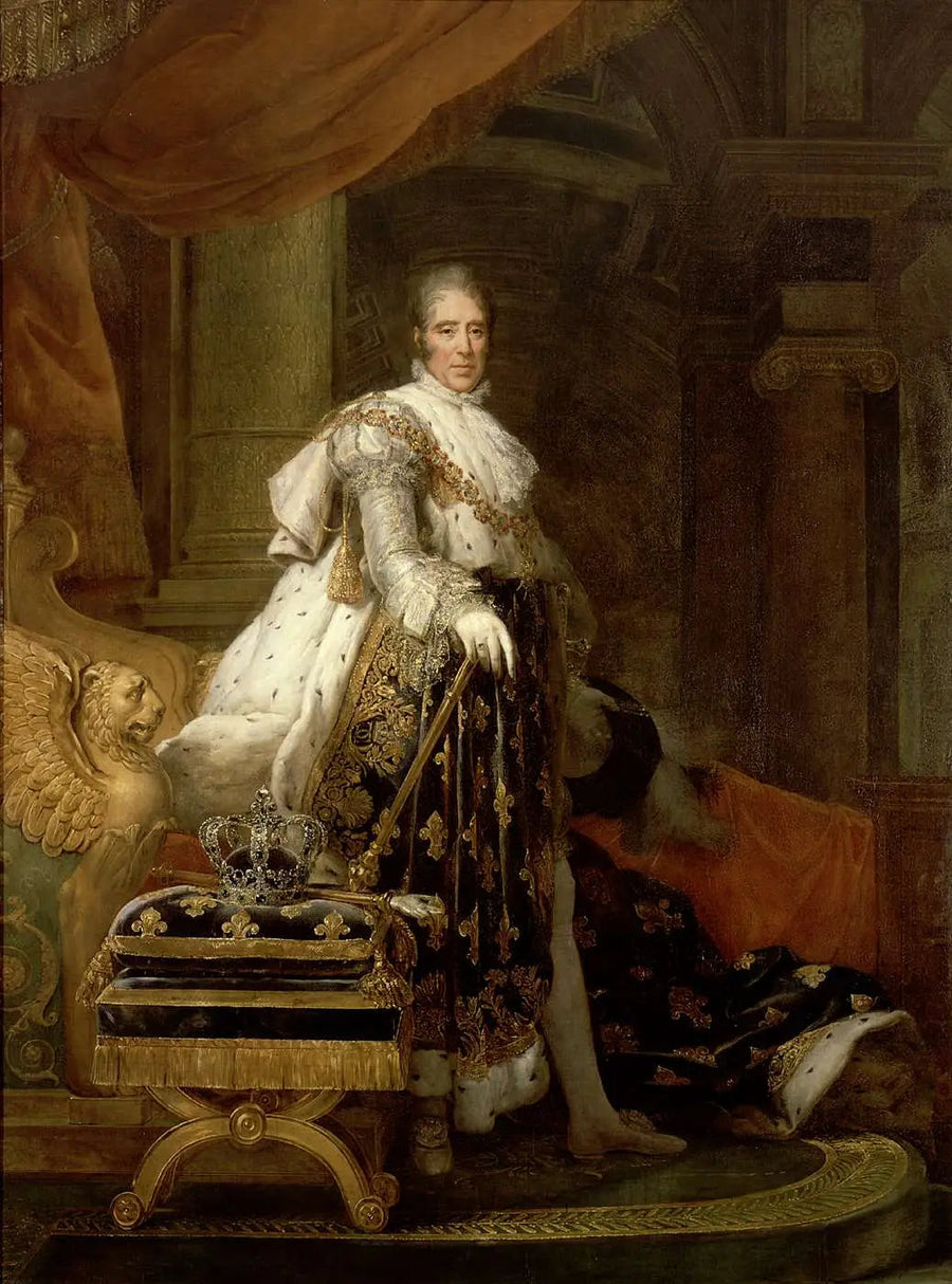 Charles X i kroningsdragt - François Gérard