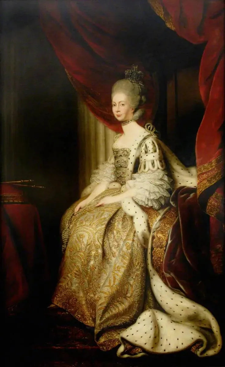 Charlotte-Sophie af Mecklenburg-Strelitz (1744–1818), dronninggemalinde til George III - Joshua Reynolds