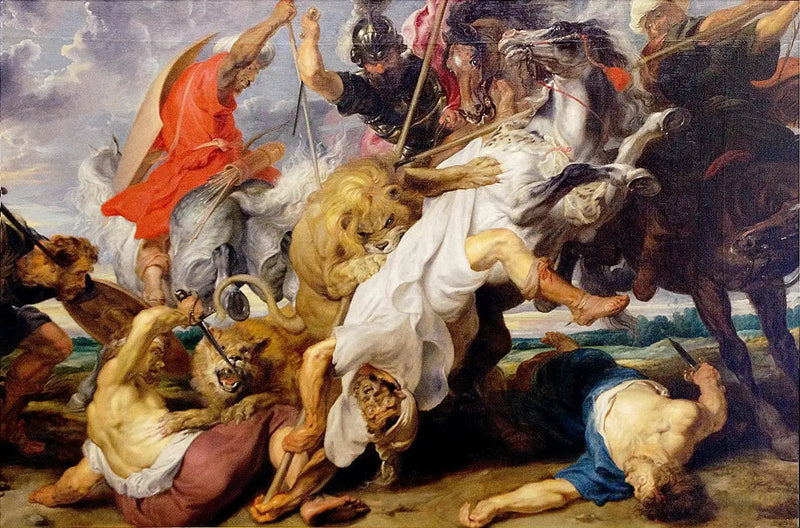 Jagt på løve - Peter Paul Rubens