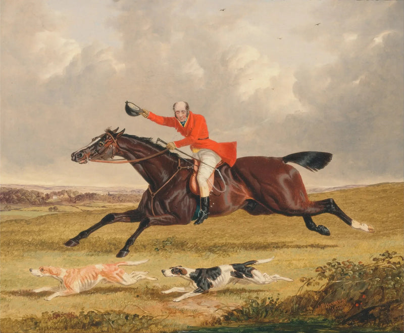 Jagt på ræv: opmuntre hunden - John Frederick Herring, Sr.