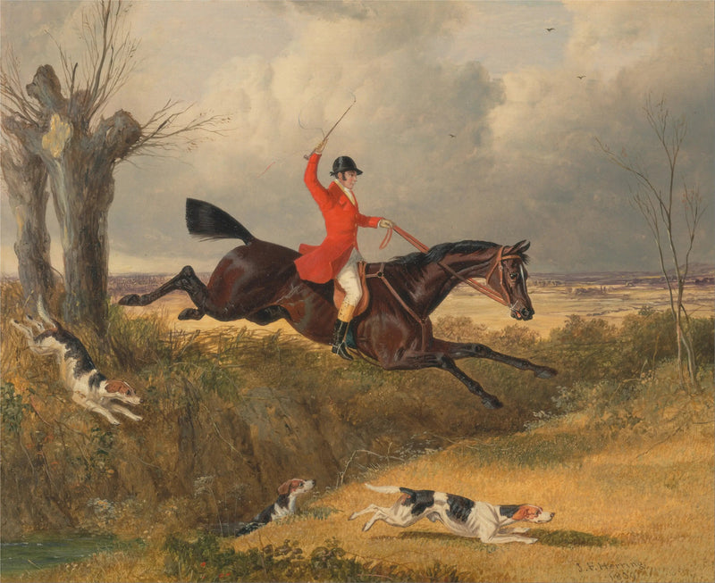 Rævjagt: Rensning af en grøft - John Frederick Herring, Sr.