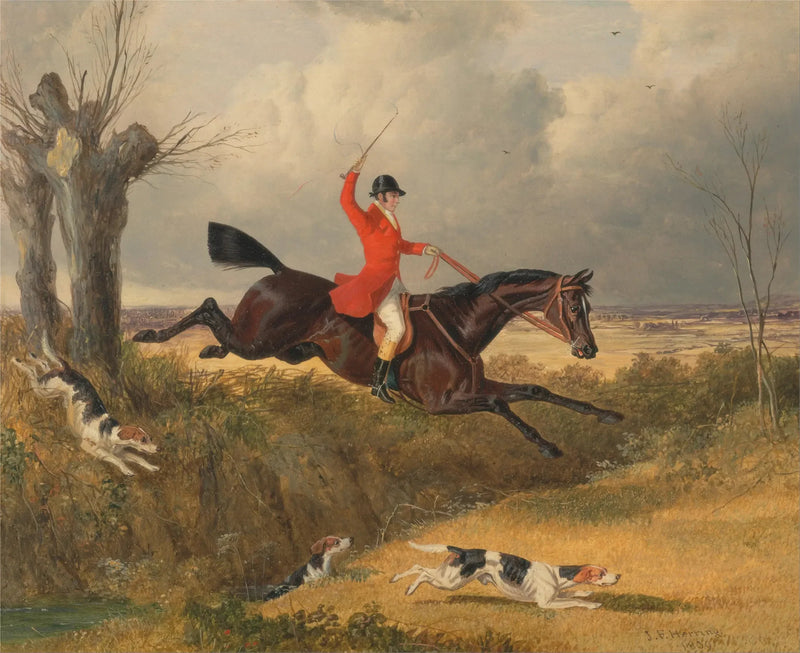Rævjagt: Rensning af en grøft - John Frederick Herring, Sr.