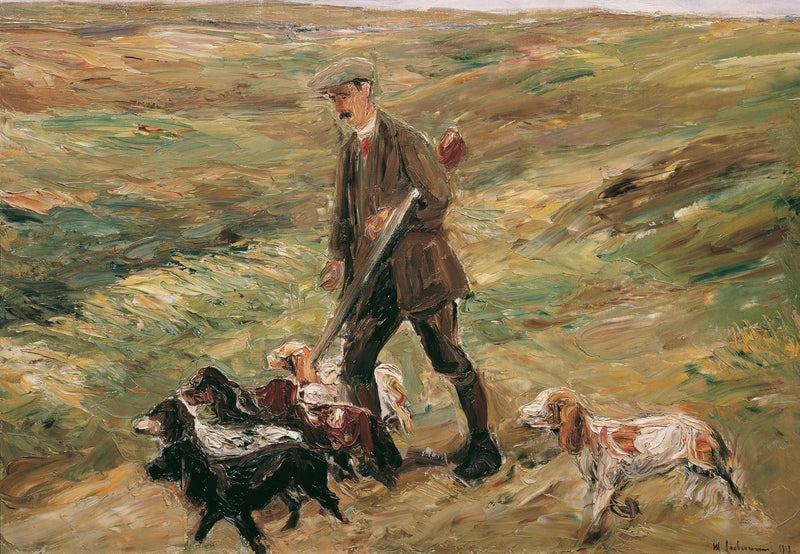 Jæger i klitterne - Max Liebermann