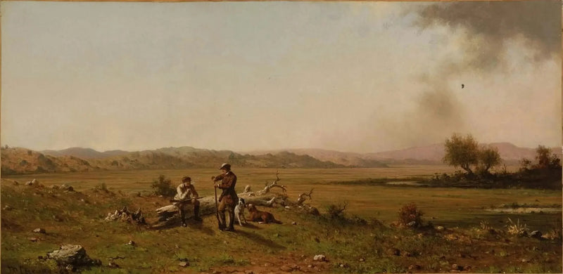 Jægere i hvile - Martin Johnson Heade