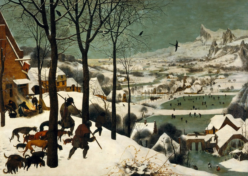 Jægere i sneen - Pieter Brueghel den Ældre