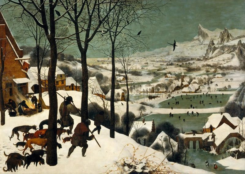 Jægere i sneen - Pieter Brueghel den Ældre
