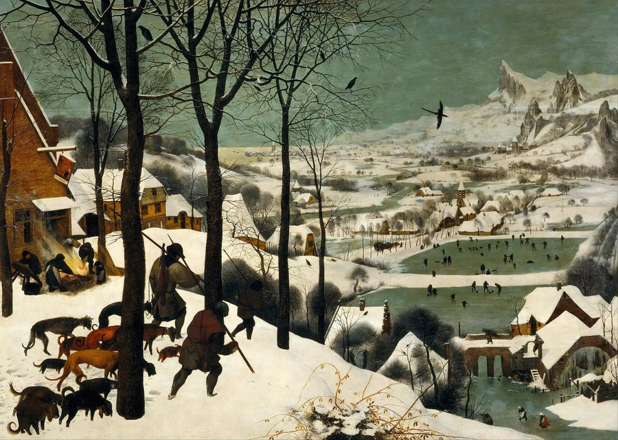 Jægere i sneen - Pieter Brueghel den Ældre