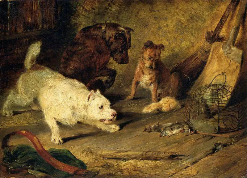 Rottejægere - Edwin Henry Landseer