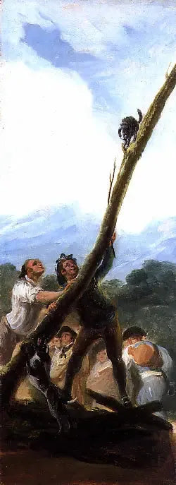 Chattet forfulgt - Francisco de Goya