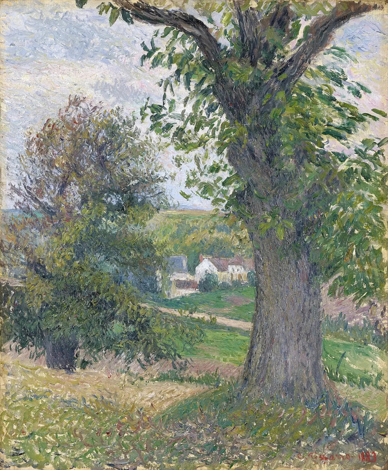 Kastanietræer i Osny - Camille Pissarro