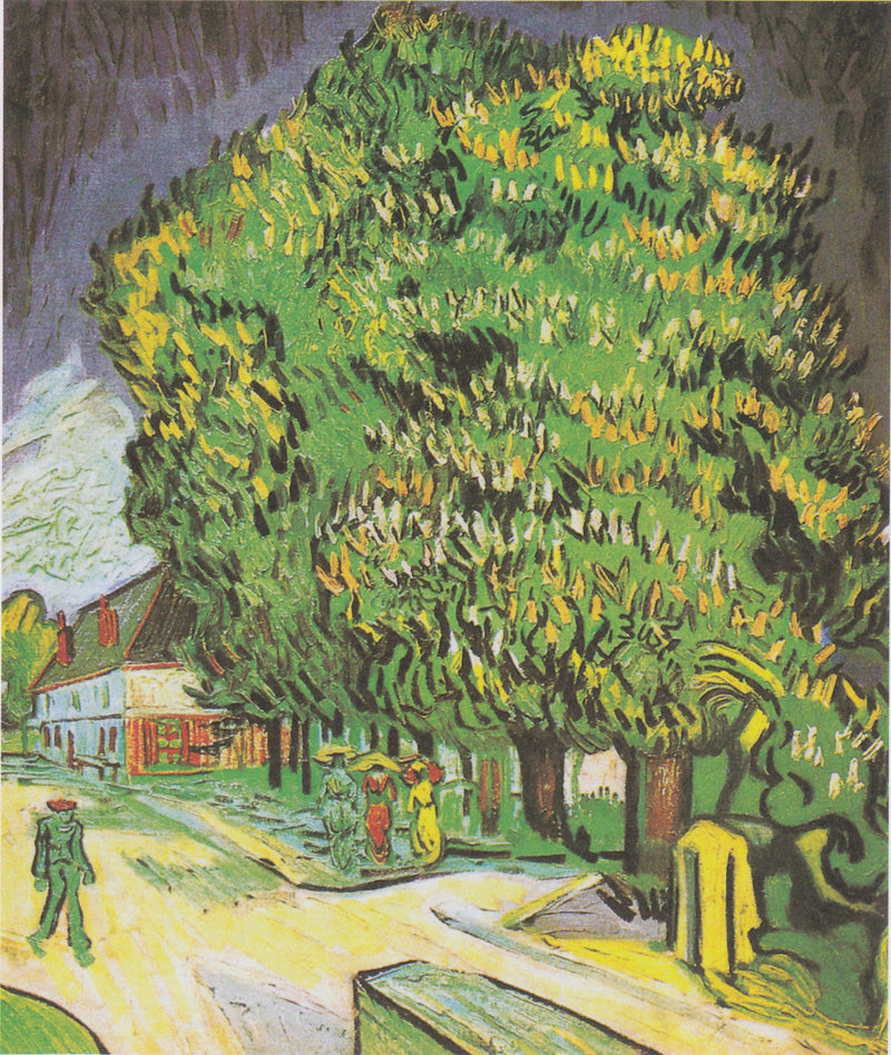 Blomstrende kastanjetræer - Vincent van Gogh