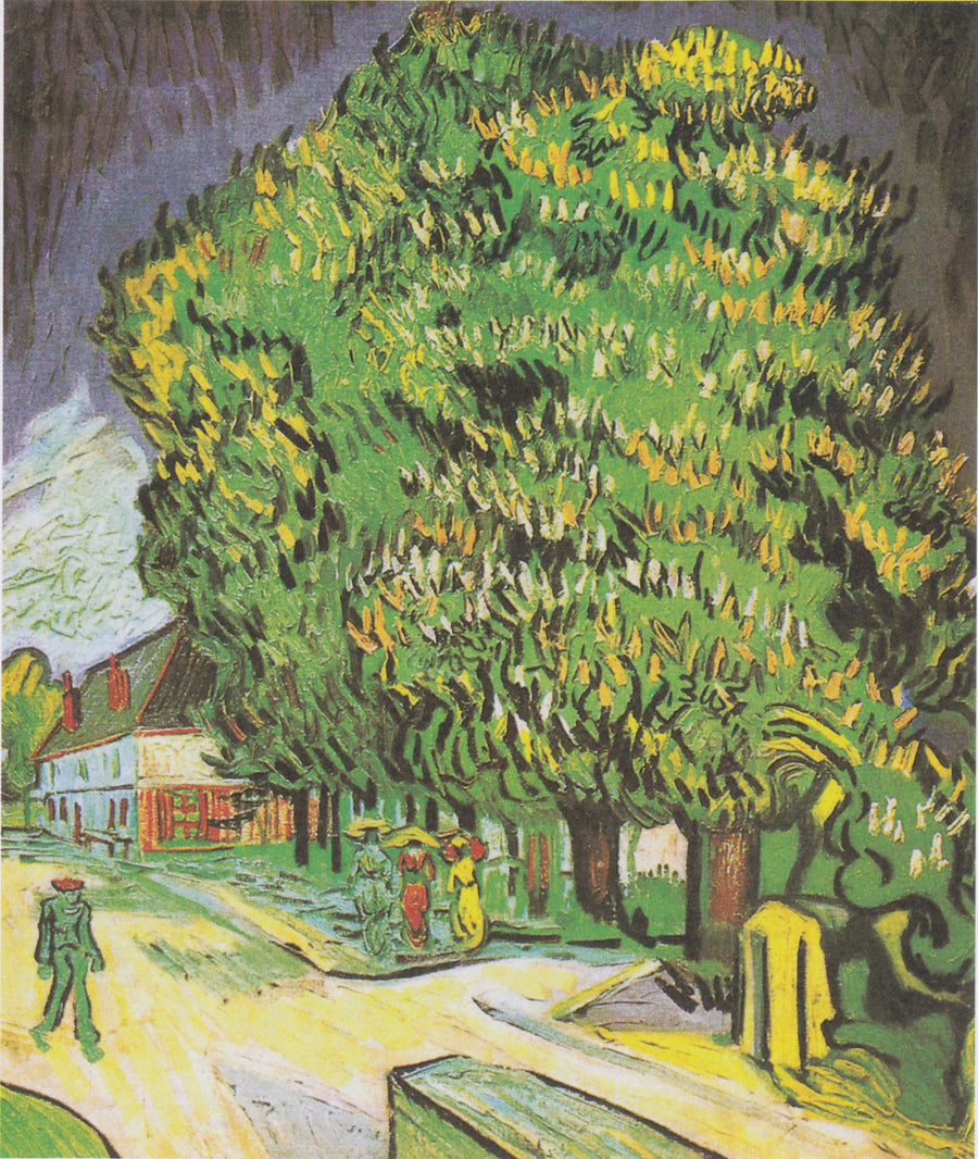 Blomstrende kastanjetræer - Vincent van Gogh