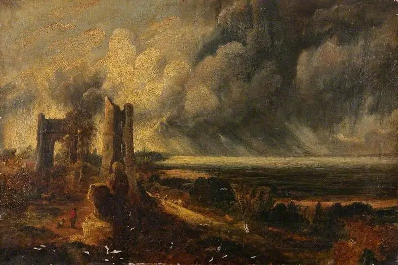 Hadleigh Slot, Tamesis' udmunding – Morgen efter en stormfuld nat - John Constable