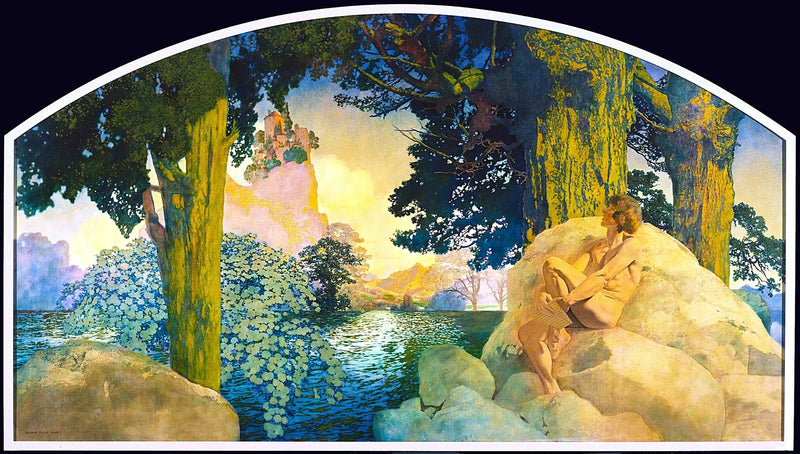 Drømme slot i himlen - Maxfield Parrish