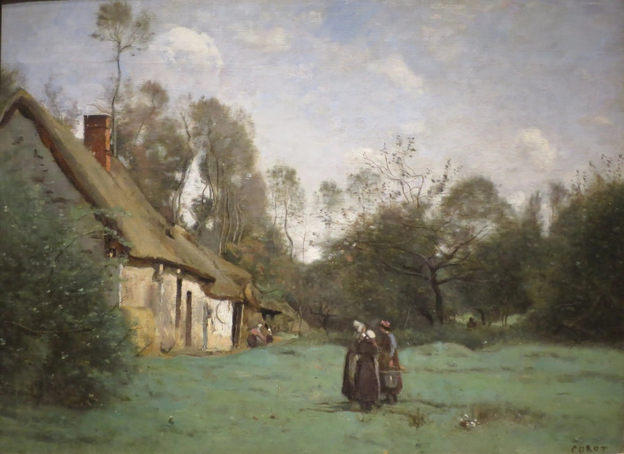 Normandiet hytte - Jean-Baptiste Camille Corot