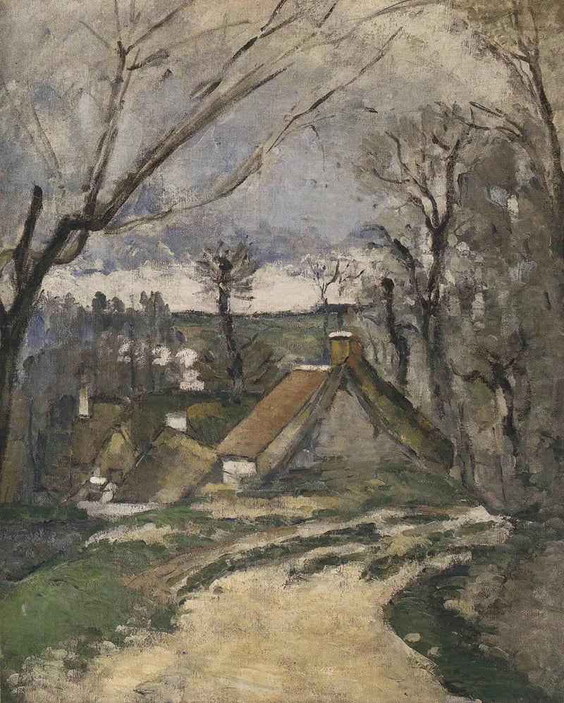 Hytter i Auvers-sur-Oise - Paul Cézanne