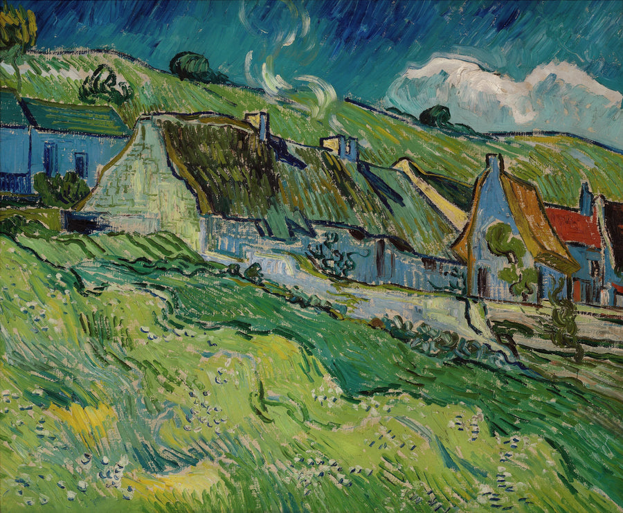 Hytter i Auvers-sur-Oise - Vincent van Gogh