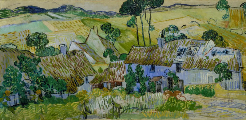 Hytter på en bakke - Vincent van Gogh